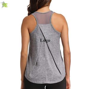 เสื้อกล้ามที่กำหนดเองโพลีเอสเตอร์ระเหิดน้ำหนักเบาผู้หญิงวิ่งเสื้อกล้าม - Product Image 4