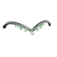 Bandeau à sourcils de cheval en Big Bling Bridle Big Crystal Brow Band pour chevaux