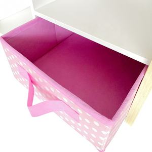 Ensemble de jouets en <span class=keywords><strong>bois</strong></span> unisexe, tout-en-un, <span class=keywords><strong>lit</strong></span> de poupée avec placard de poupée et boîte de rangement des vêtements de poupée, jouet de bricolage 300 - Product Image 4