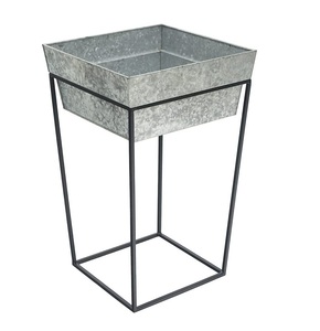 Ensemble de 3 baignoires en métal galvanisé pour pot de fleur utilisation jardin - Product Image 3