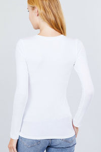 Womens White Long Sleeves t Shirts <b>Top</b> Quality Best Colors Collection Womens Casual t Shirts with Custom Printing Service - Product Image 2