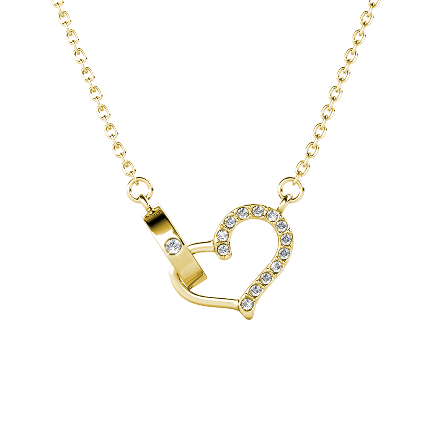 Brass 18k Yellow Gold Plated Women Necklace