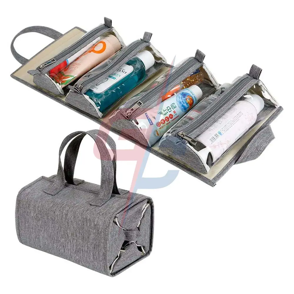 Sacs de rangement amovibles-Organiser le maquillage, les cosmétiques, les premiers soins, les médicaments, les soins personnels, la salle de bain, porte-brosse à palette