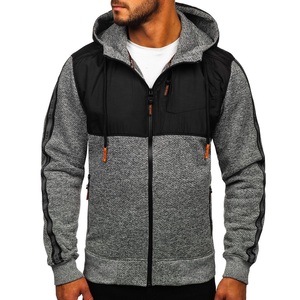 Sweats à capuche en molleton personnalisables de haute qualité sweats à fermeture éclair motif imprimé en 3D Logo brodé pour l'hiver teint en plaine factoriel - Product Image 6