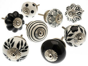 Tiroir en céramique vintage tire poignée poterie assortie pour armoires de cuisine salle de bain intérieur de maison pour salon salle à manger - Product Image 5