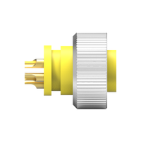 Connecteur industriel automobile en laiton et nylon, moulé, 7/8 po, 3P, avec câble, étanche IP67, 250V, 220A, femelle
