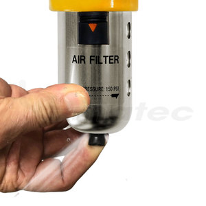 Lematec FRL : Filtre, régulateur et lubrificateur d'air comprimé 2-en-1, 150 PSI - Product Image 4