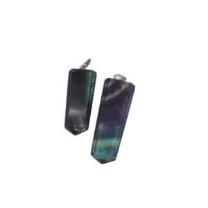 Colgantes de Tubo plano, colgantes de fluorita - Product Image 1
