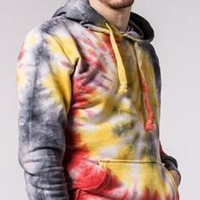 Chándal informal con tinte de corbata para hombre, jersey de talla XL, sudadera con capucha, Jogger, logotipo personalizable, mejor precio, nuevo estilo, traje con tinte de corbata completo para adultos