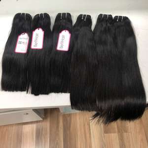 High Quality Vietnamese Double Machine Weft VIRGIN <b>Remy</b> <b>HUMAN</b> <b>HAIR</b> <b>EXTENSION</b> natural color Straight Bundles at wholesale price - Product Image 5