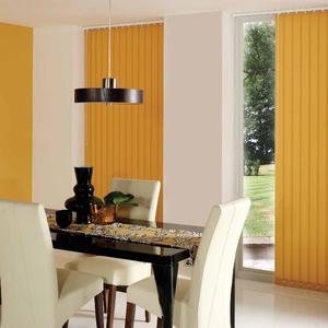 Pare-soleil motorisé en tissu, stores transparents verticaux, trois nuances à roulettes - Product Image 3