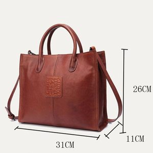 กระเป๋าถือแฟชั่นสะพายไหล่ผู้หญิง, กระเป๋า ATO-0056หนังความจุเยอะ - Product Image 1