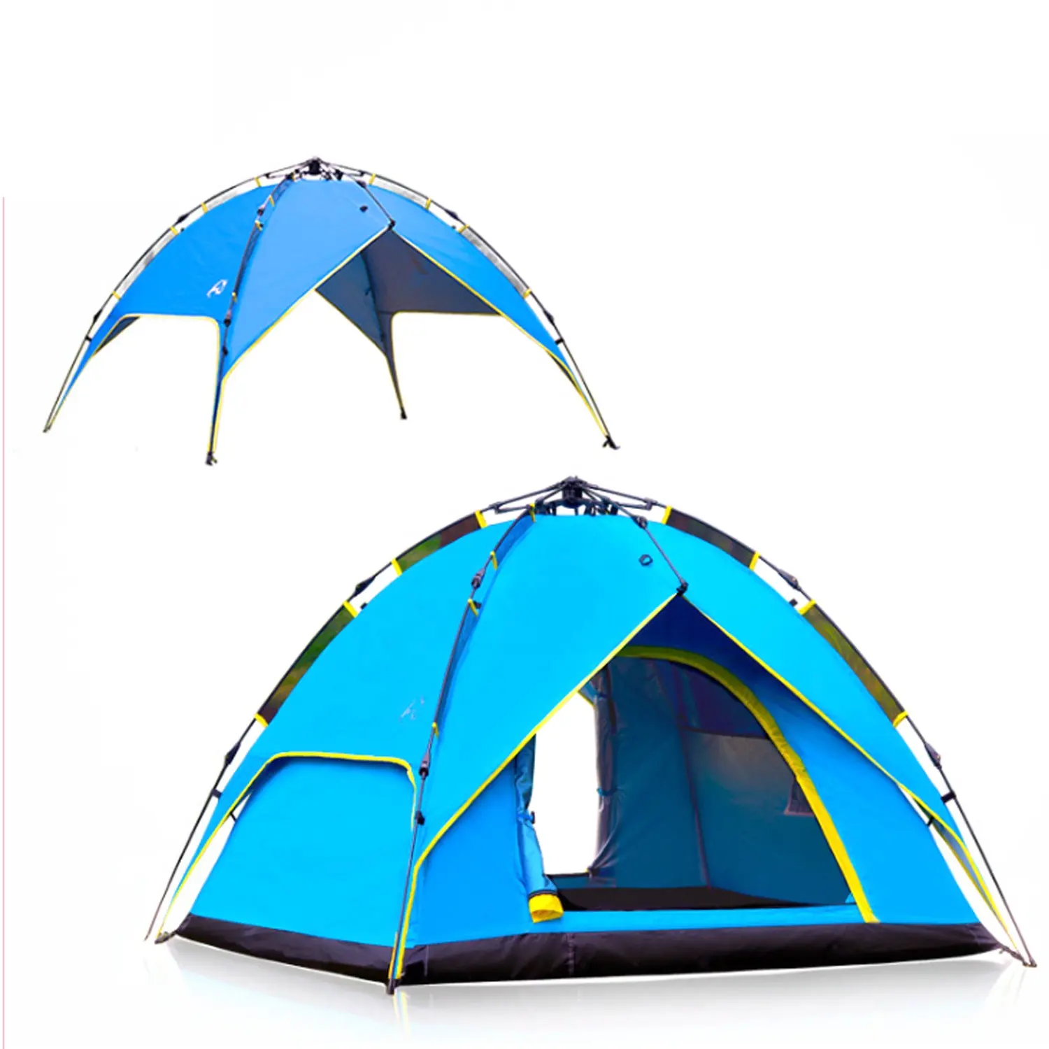 3-4 personas completamente automática de Picnic de doble capa impermeable tiendas acampar al aire libre