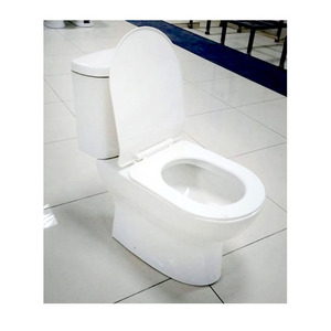 WC โถส้วม2ชิ้นขนาดมาตรฐานเครื่องสุขภัณฑ์เซรามิก760X360X755มม. มาตรฐานลายหมาป่า - Product Image 5