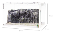 Empire Ants Formicarium Sculpture Tête d'Abeille Écologique Classique en Plastique Durable 20x12x15cm Fournitures pour Fourmis Maison Bureau Salon