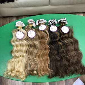 Extensiones de Cabello de Alta Calidad, Cabello Vietnamita, Extensiones de Cabello Virgen, Sin Enredos, Sin Caída, Cutícula Alineada - Product Image 1