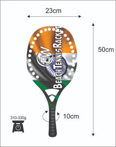 Raquetas de Tenis de Playa Personalizadas, Raqueta de Carbono y Vidrio con Logotipos y Combinaciones de Colores, Peso 310-330g, Longitud 50cm - Product Image 5