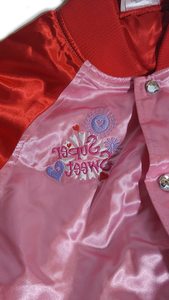 OEM al por mayor personalizado satén Varsity chaqueta de alta calidad Digital impreso béisbol Stand Collar a prueba de viento transpirable para el invierno - Product Image 6