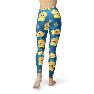 Leggings personalizados inspirados en Orange Bird Parks, en estilo capri o de longitud completa - Product Image 4