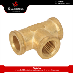 Achat en ligne de Té en laiton femelle PVC et cuivre pour la plomberie-Disponible en tailles 50mm 30mm 14mm et 10mm - Product Image 2