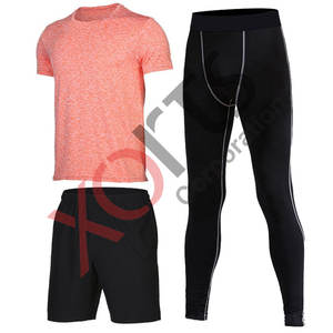 Trajes Deportivos Unisex Ecológicos y Transpirables para Fitness, Yoga, Entrenamiento, Running, Jogging, Ropa Deportiva, Conjuntos Deportivos de Spandex/Poliéster - Product Image 3