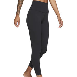 Pantalon de yoga taille haute avec logo personnalisé leggings de fitness en nylon respirant pour femmes contrôle du ventre portable pour la salle de sport en hiver - Product Image 5