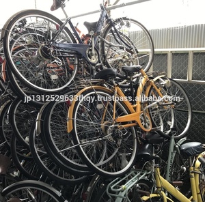 Bicicleta Plegable de Montaña Usada con Ruedas de 26 Pulgadas para Damas y Niños, 18 Velocidades, Horquilla de Acero con Suspensión, Fabricada en Japón, Velo D'Occasion Barata para Exportación - Product Image 4