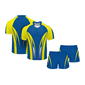 Wholesale High Quality Breathable Eco-Friendly Quick Dry Rugby Sports Uniform Set Adults Custom Logo Color Full Sleeve - Product Image 2