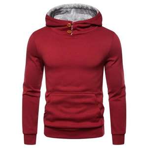 Sudadera con capucha de algodón y forro polar, prenda deportiva de talla baja, venta al por mayor, 2022 - Product Image 1