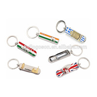 Usine personnalisé vierge promotionnel coupe-ongles couteau cadeau multifonction porte-clés Multitool Mini pliable coupe-ongles porte-clés