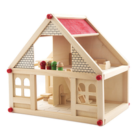 Nouvelle maison de poupée DIY de haute qualité pour le printemps, meubles en bois massif écologiques, jouets au design mignon, jeux sûrs pour enfants, jeux d'imitation pour enfants