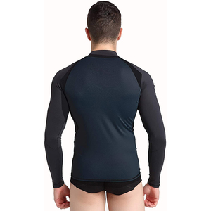 Rash Guard personnalisé léger pour hommes Protection solaire avec manches longues Surf BJJ Logo personnalisé - Product Image 4