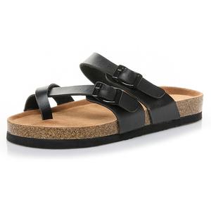 Pantofole da spiaggia con fibbia regolabile all'ingrosso personalizzate in fabbrica <span class=keywords><strong>sandali</strong></span> in <span class=keywords><strong>sughero</strong></span> da <span class=keywords><strong>donna</strong></span> - Product Image 2