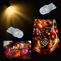 Bombilla LED para Máquina de Pinball, 2 SMD 2835, T10 W5w 194 168, Tipo Cuña, 6.3v AC/DC, para Entretenimiento (Pinball Stereo), Garantía de 1 Año