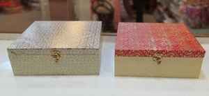 Boîtes à bijoux en tissu de brocade, personnalisées, brocart brodés à la main, convient à emballage et pour les cadeaux, 50 pièces - Product Image 6