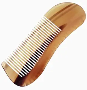 customized high quality customized handcrafted natural horn comb for styling hair made from real buffalo horn from India,.