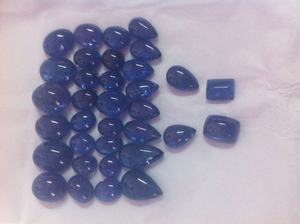 เบาะ Tanzanite สีฟ้าขัดเงาแบบแฮนด์เมดขนาดฟรีไซส์ใหญ่เครื่องประดับแทนซาไนต์ธรรมชาติทำด้วยมือ - Product Image 3