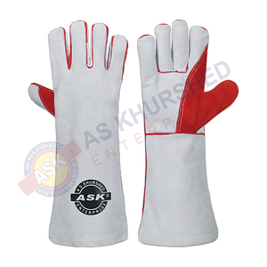 Hàn găng tay chịu nhiệt bò chia da tia lửa bằng chứng tác động an toàn Tig Mig ARC ngoài trời và trong nhà găng tay - Product Image 6