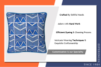 Coussins et oreillers en polycoton imperméables et écologiques à motifs géométriques modernes, best-sellers, fabriqués en Inde, directement de l'usine.