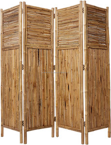 Vente en gros séparateur traditionnel de salle en bambou, panneaux de séparation de pièces pliables et naturelles faites à la main, fabriqués au Vietnam - Product Image 4