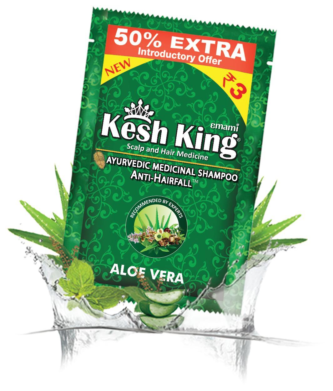 Huile Capillaire Ayurvédique Kesh King - Pour Croissance Et Réparation Cheveux - 100% Ingrédients Naturels Inde