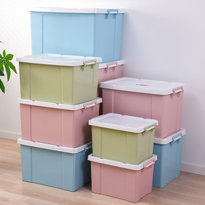 Competitive Price Durable Multifunction Large Clear Clothes Plastic Box <strong>Storage</strong> <strong>Container</strong> Tote With Lid Wheels - Product Image 5