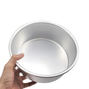 Molde redondo de aleación de aluminio para hornear, molde de gasa para pastel, horno de panadería, utensilios de cocina, AK 6, 8 pulgadas, <span class=keywords><strong>precio</strong></span> de fábrica - Product Image 6