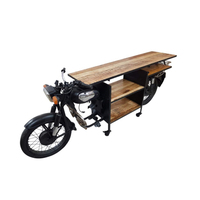 Table de bar moderne en bois massif industriel, multi-usages, pour la maison, le comptoir de bar, les restaurants, le salon, l'hôpital