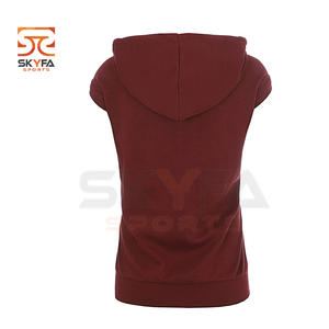 Women's Jersey Full Zip Hoodie oversized hoodie plain cotton hoodies - Product Image 3