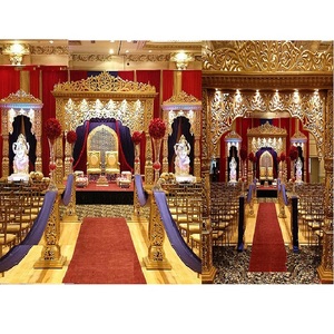 Comprar mejor Rajwada tema boda Mandaps aspecto elegante Maharani boda Mandap conjunto gran indio boda Bollywood Mandap decoración Reino Unido - Product Image 1