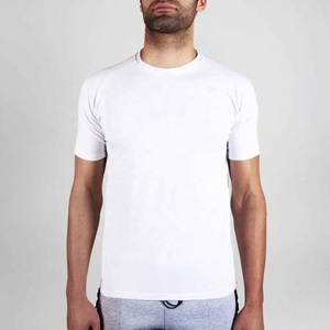 Maglietta sportiva semplice da uomo con opzione di stampa digitale abbigliamento sportivo personalizzabile <span class=keywords><strong>per</strong></span> <span class=keywords><strong>tutti</strong></span> comoda vestibilità quotidiana o in palestra - Product Image 2