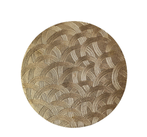 Table d'appoint moderne et élégante en métal avec finition texturée unique pour le café ou le bureau - Product Image 4