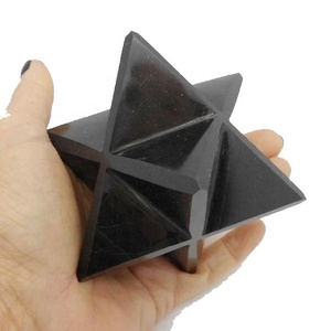 Merkaba de Ágata Negra Natural, Estrella de Merkaba de 8 Puntas, Cristal, Venta al por Mayor - Product Image 2