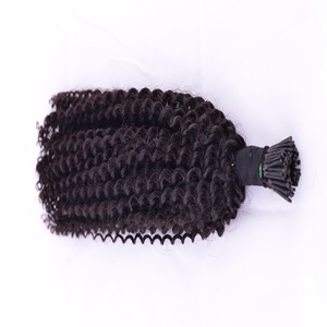 Tyagi I Tips Hair <b>Extension</b> Wholesale 100% Virgin Cuticle Aligned Indian Remy Hair <b>Micro</b> Links Natural Straight Wavy Curly 100g - Product Image 1